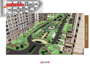 歐式居住區 經濟適用房 景觀設計 景觀設計 sketchup吧 sketchup中國門戶網站
