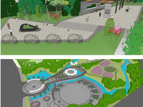 公園廣場(chǎng)綠化景觀設(shè)計(jì)素材 植物景觀模型大全 18537148